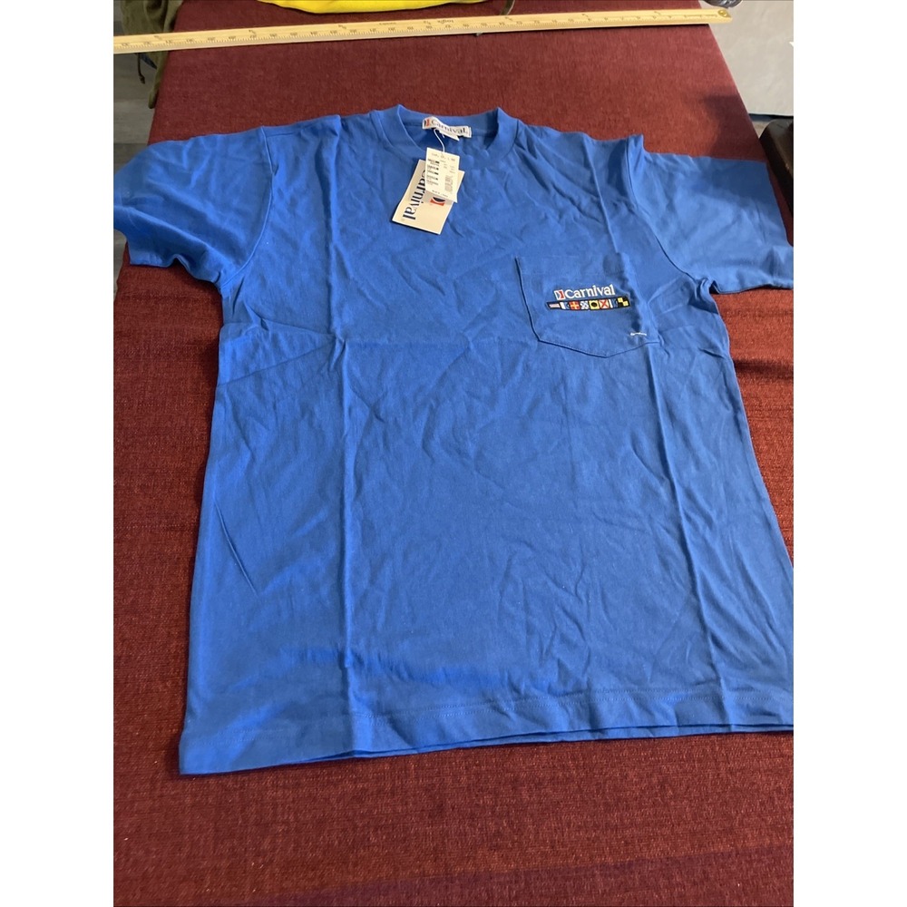 Carnival Cruise Tshirt Size Medium Royal Blue